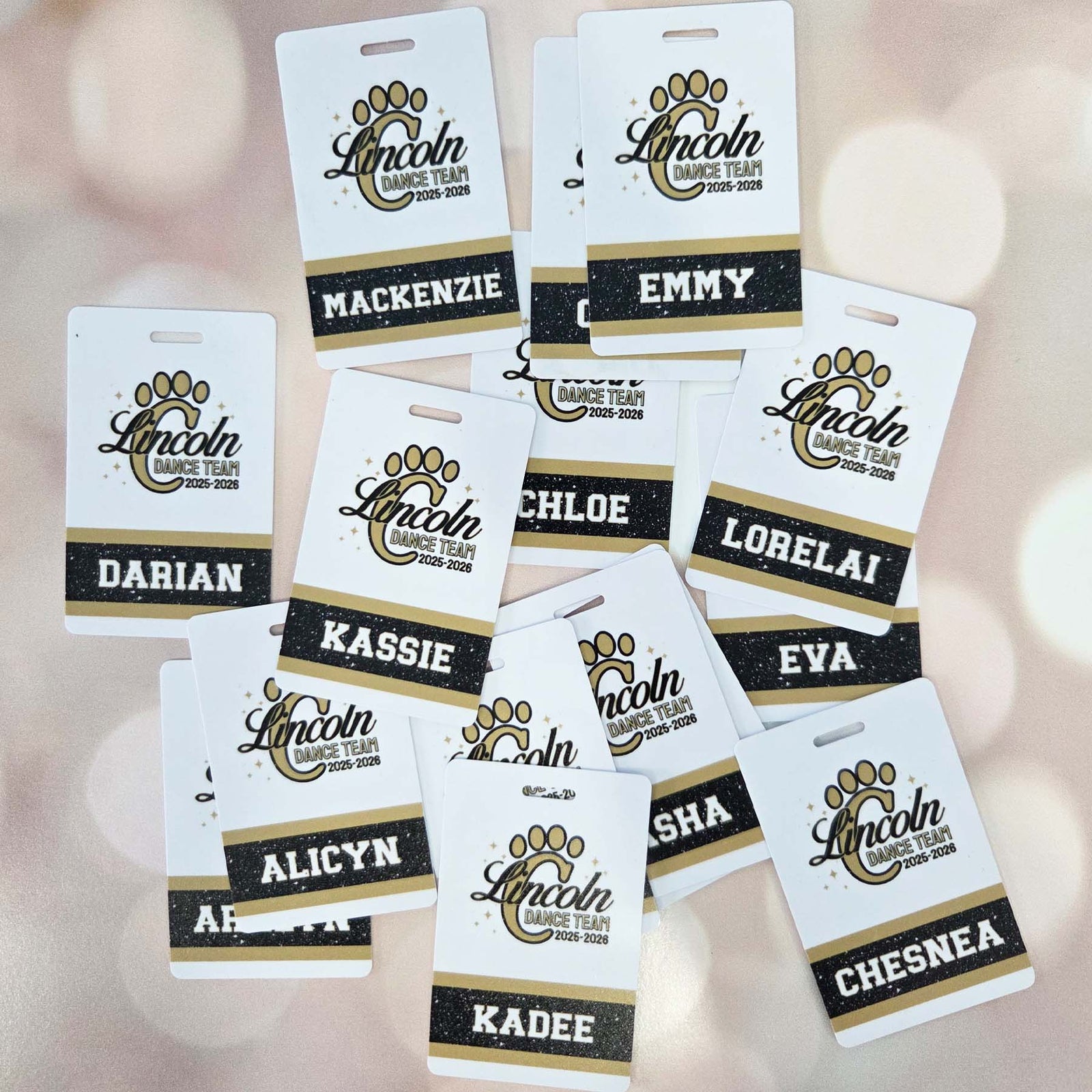 Dance Team Sports Bag Tag2