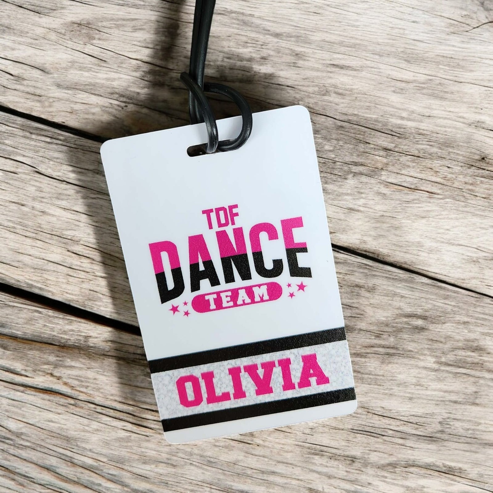 Dance Team Personalized Bag Tag