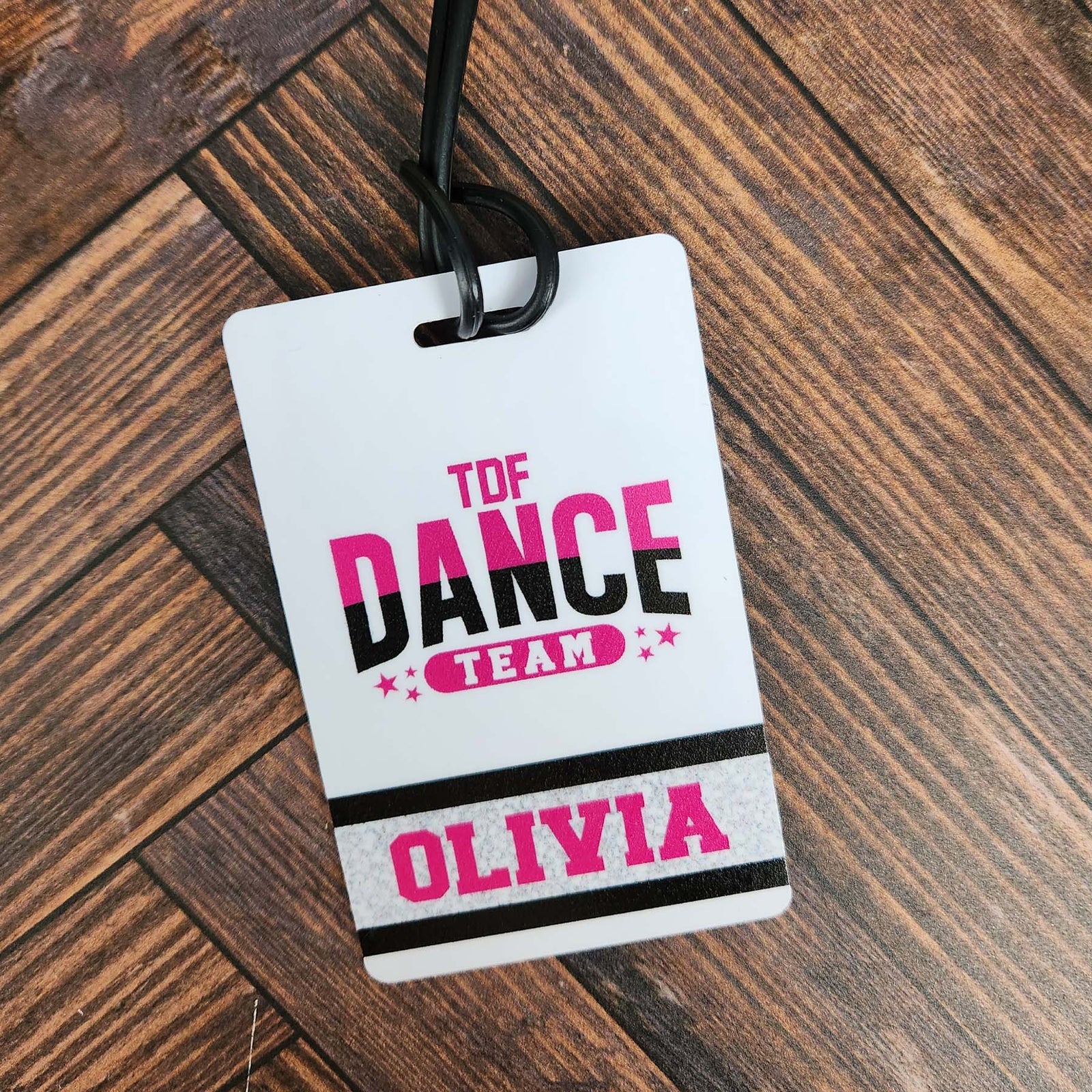 Dance Team Personalized Bag Tag