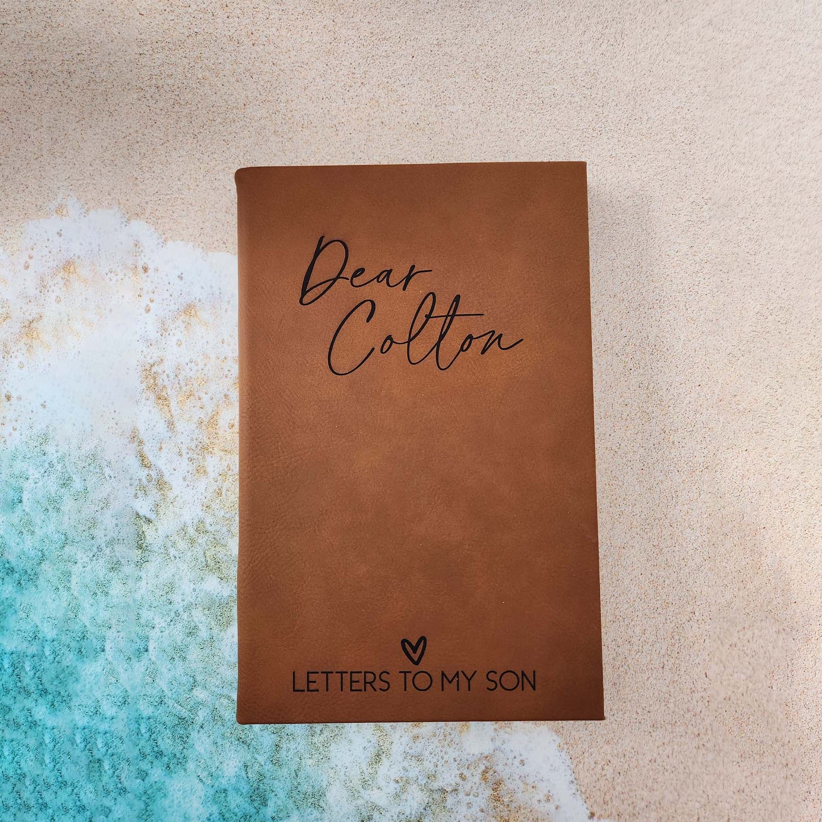 Letters To My Son Personalized Journal Rawhide