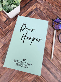 Letters To My Daughter Engraved Leatherette Journal