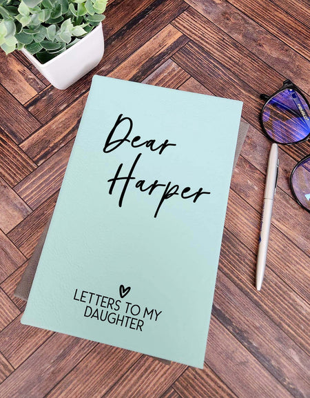 Letters To My Daughter Engraved Leatherette Journal