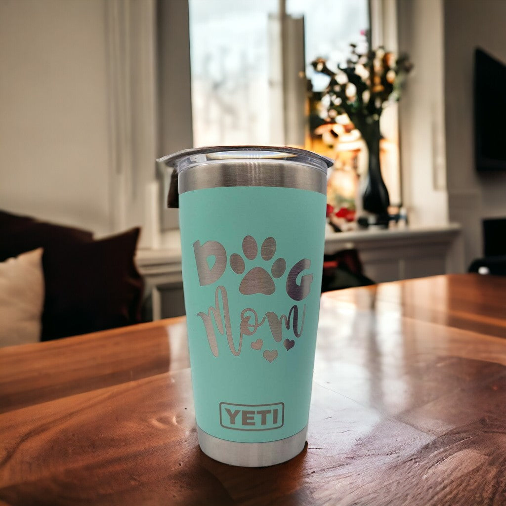 Dog Mom Engraved YETI Tumbler
