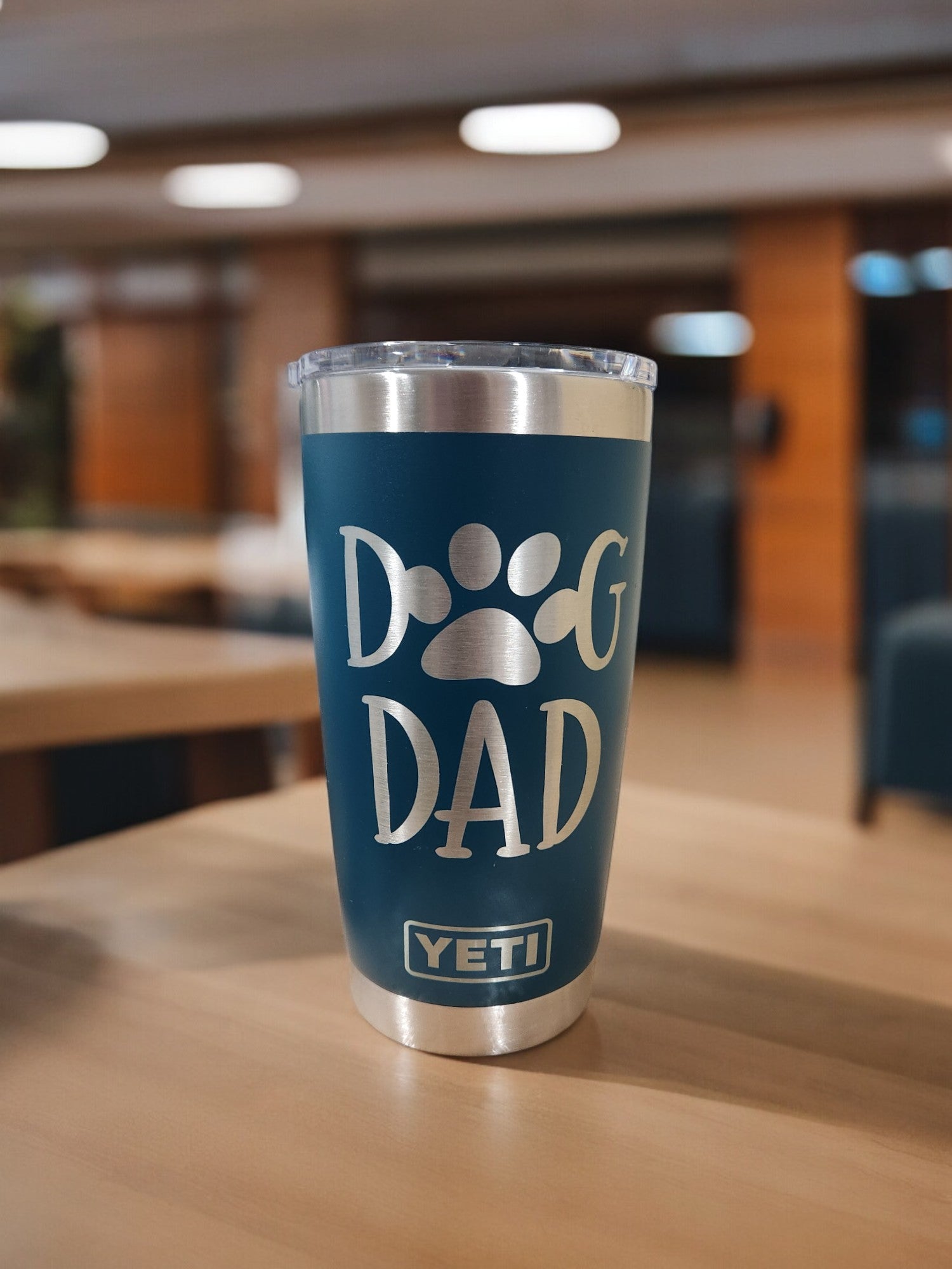 Dog Dad Engraved YETI Tumbler