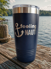 Feeling Nauti - Engraved Polar Camel Tumbler