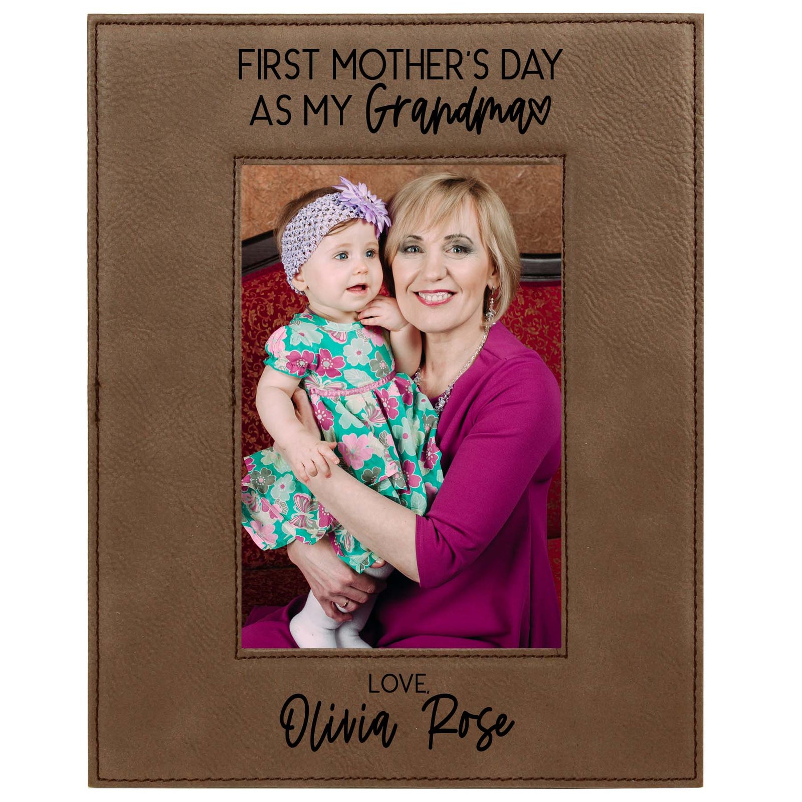 First Mother's Day As My Grandma Picture Frame