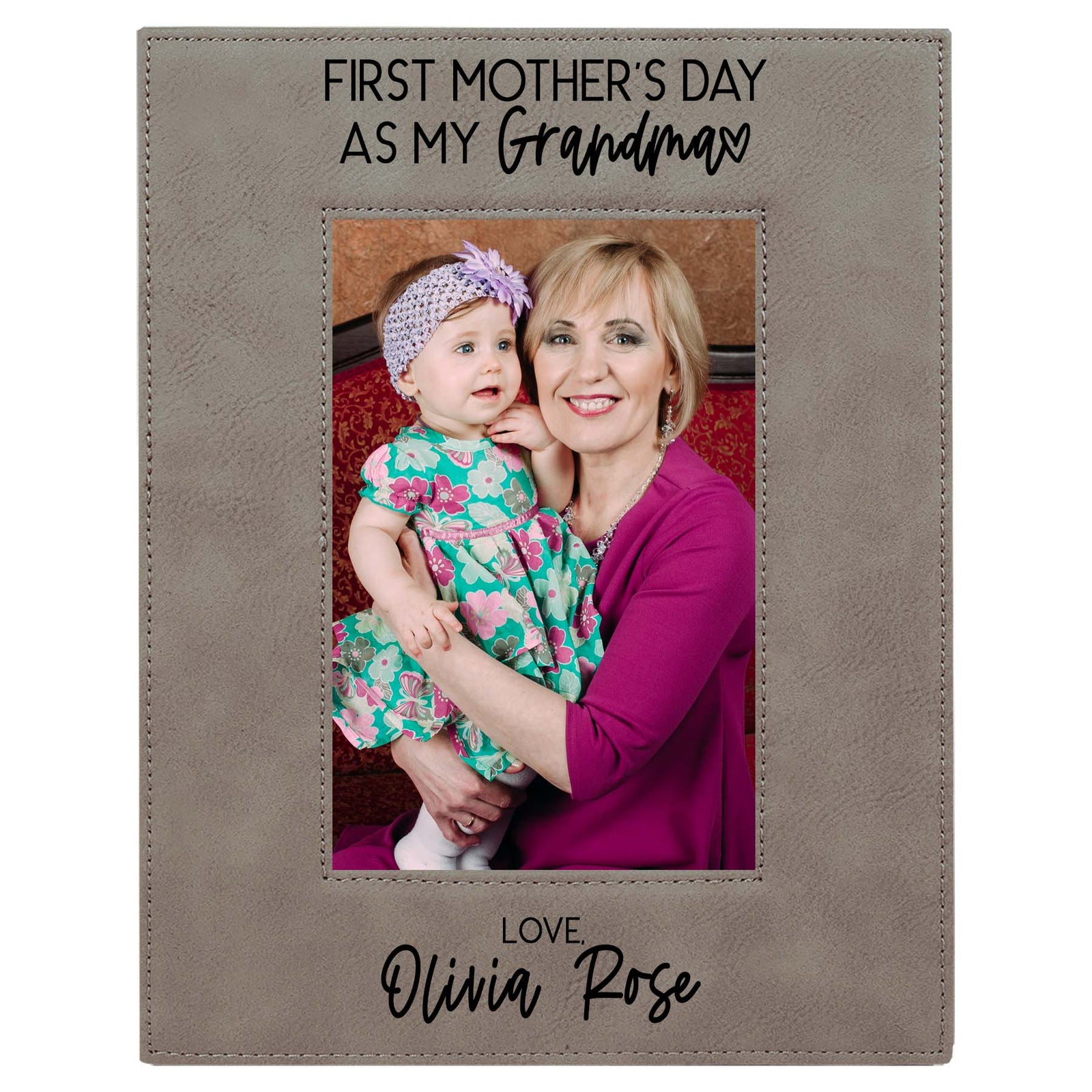 First Mother's Day As My Grandma Picture Frame
