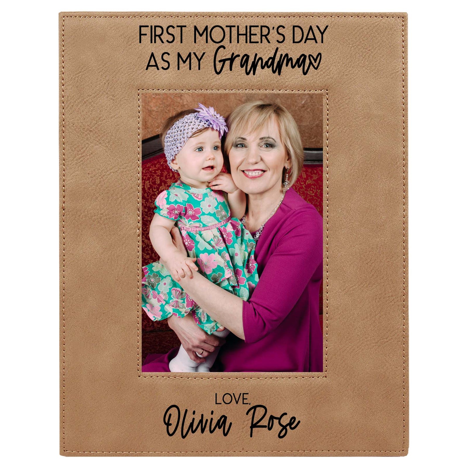 First Mother's Day As My Grandma Picture Frame