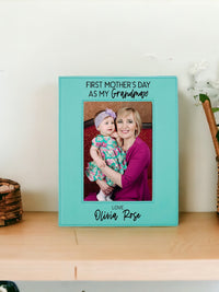 First Mother's Day As My Grandma Picture Frame
