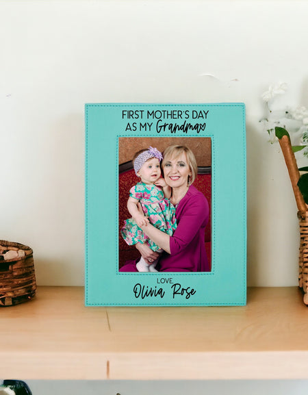 First Mother's Day As My Grandma Picture Frame
