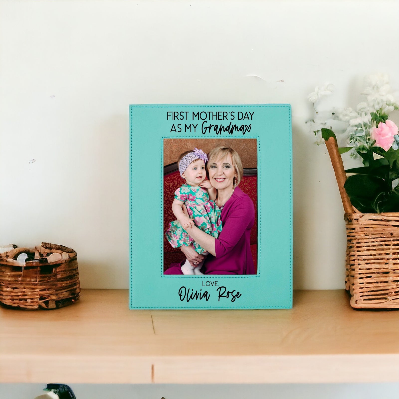 First Mother's Day As My Grandma Picture Frame