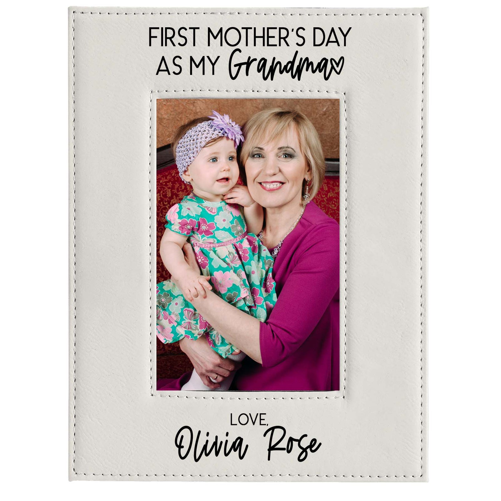 First Mother's Day As My Grandma Picture Frame