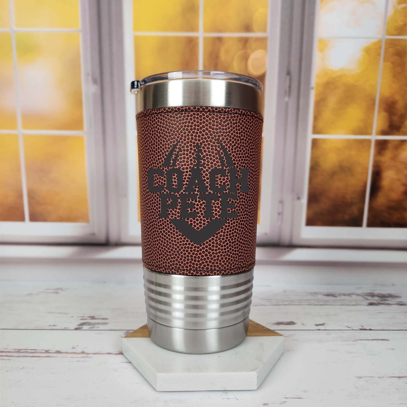 Football Coach Engraved Polar Camel Tumbler
