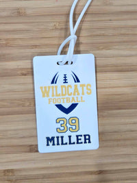 Football Team Sports Mascot Bag Tag -2