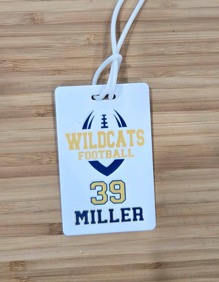 Football Team Sports Mascot Bag Tag -2