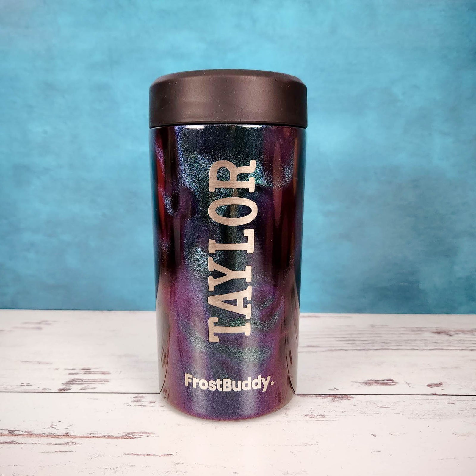 Engraved Frost Buddy Universal Can Cooler Northern Lights by Sunny Box