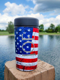 Engraved Frost Buddy Universal Can Cooler Merica by Sunny Box