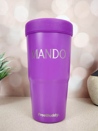 Personalized Engraved Frost Buddy To Go Buddy Purple by Sunny Box