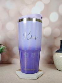 Personalized Engraved Frost Buddy To Go Buddy Purple Gradient by Sunny Box