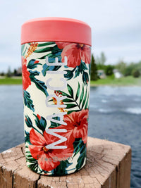 Engraved Frost Buddy Universal Can Cooler Hibiscus by Sunny Box
