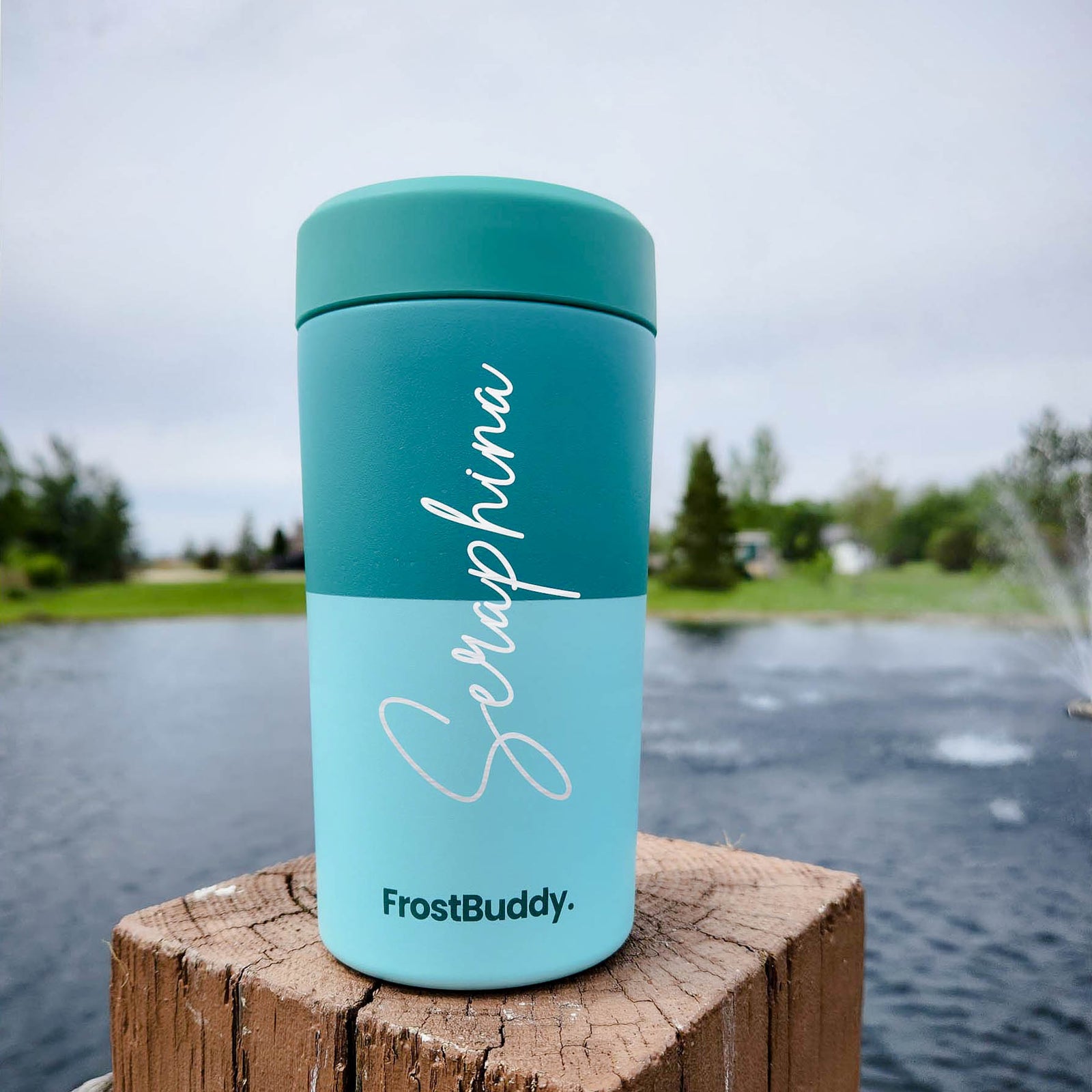 Personalized Engraved Frost Buddy Universal Can Cooler Insulated