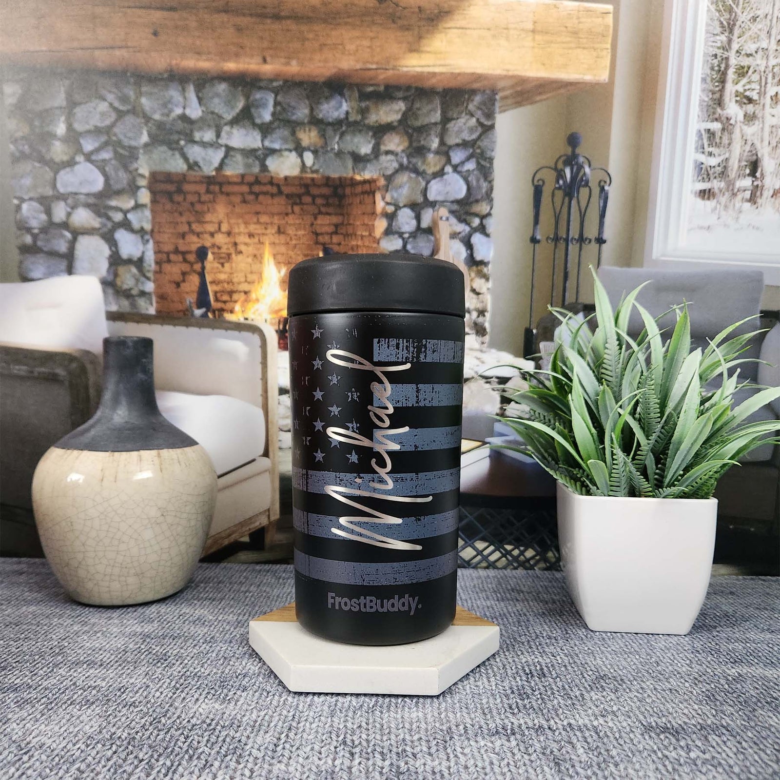 Personalized Engraved Frost Buddy Universal Can Cooler