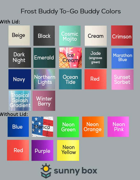 Personalized Engraved Frost Buddy Universal To Go Buddy