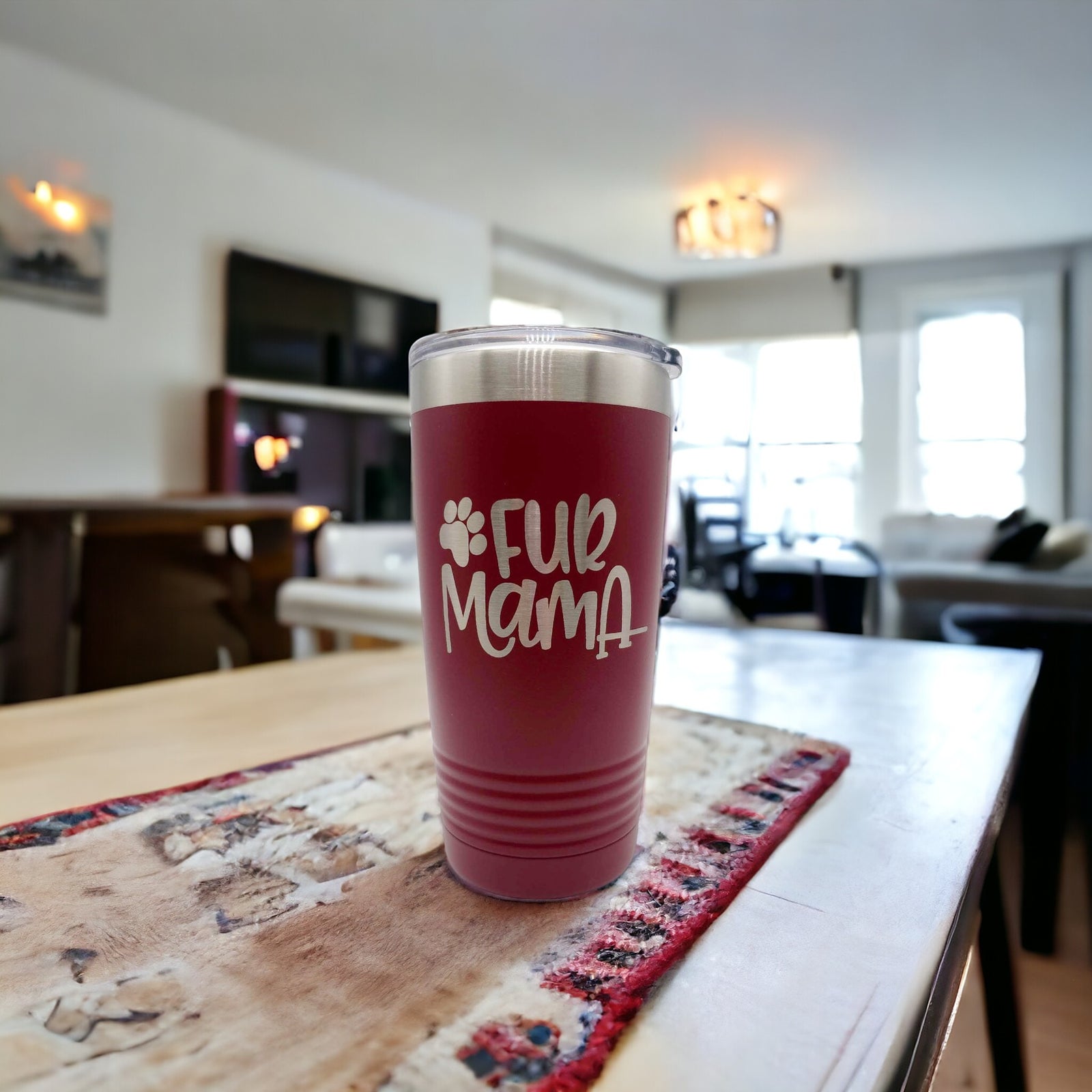 Fur Mama - Engraved Polar Camel Tumbler