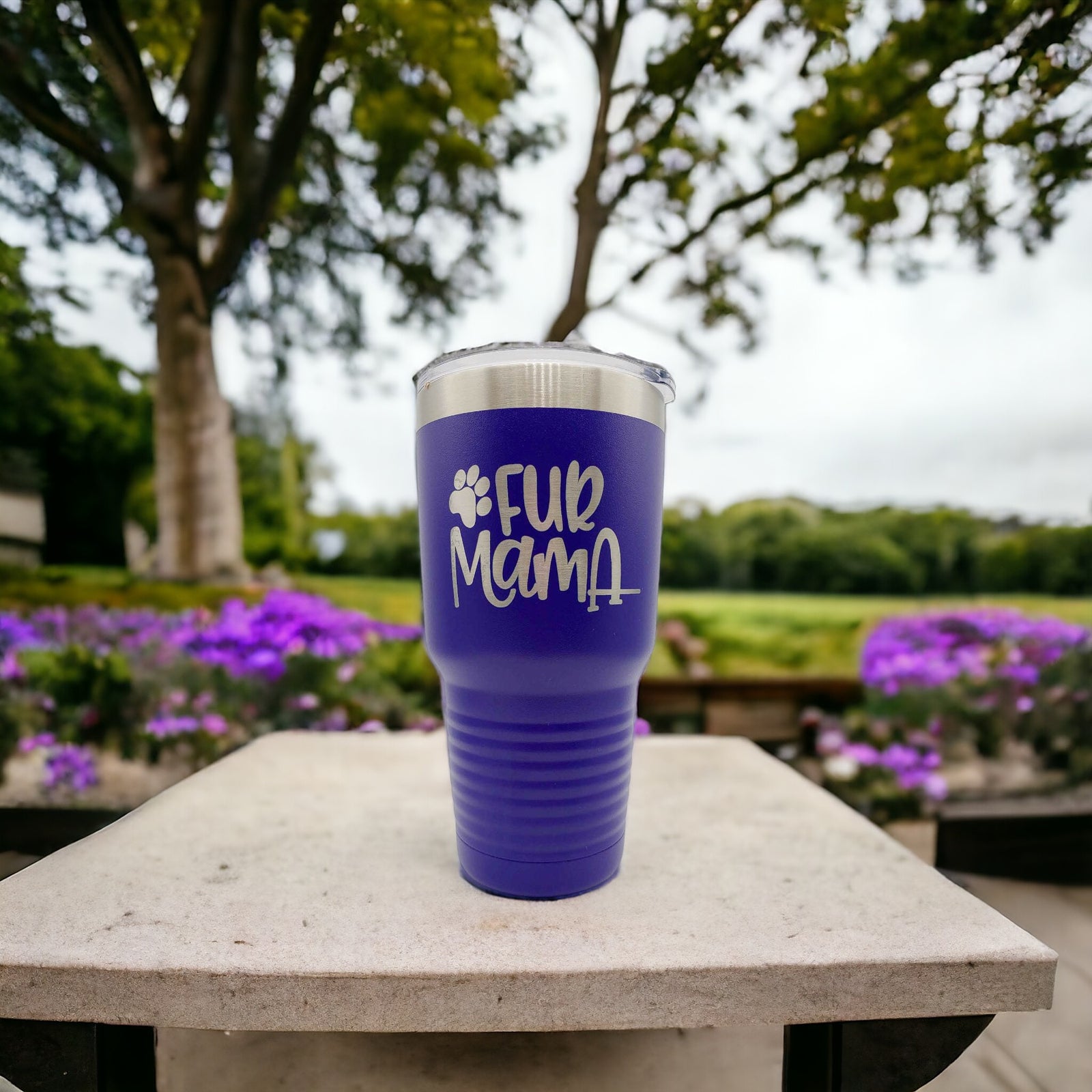 Fur Mama - Engraved Polar Camel Tumbler