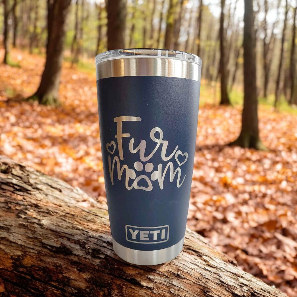 Fur Mom - Engraved YETI Tumbler
