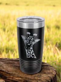 Giraffe Engraved Polar Camel Tumbler