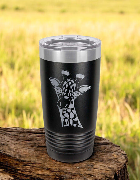Giraffe Engraved Polar Camel Tumbler