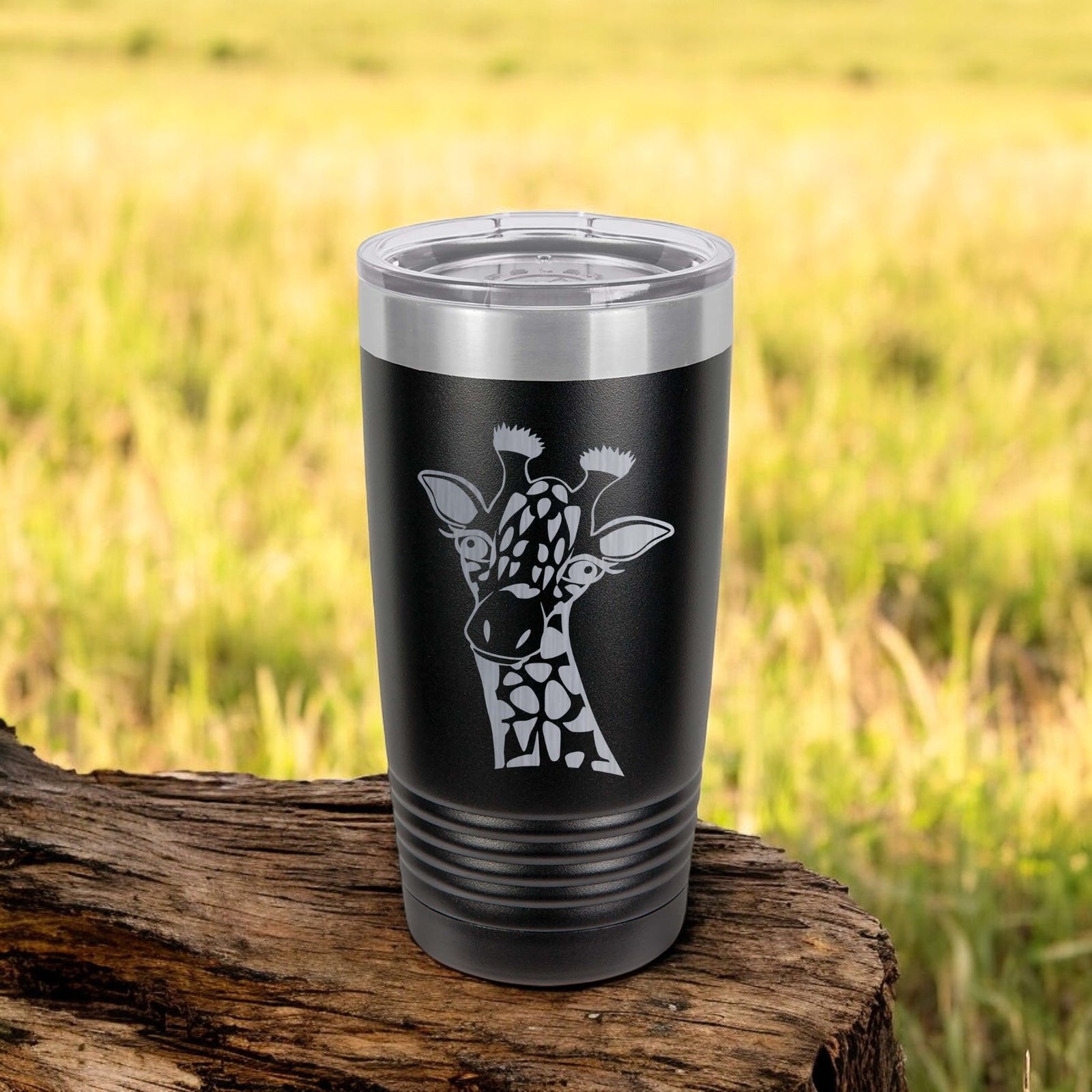Giraffe Engraved Polar Camel Tumbler