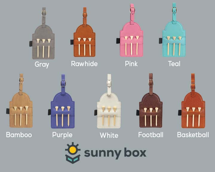 Personalized Golf Bag Tag and Tee Holder