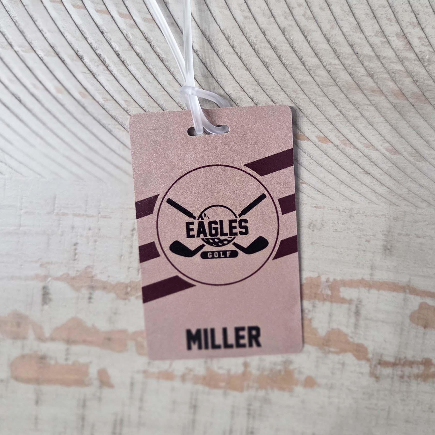 Golf Team Sports Bag Tag