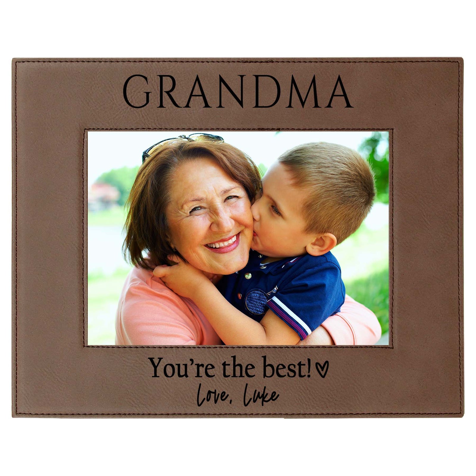 Grandma You're the Best Personalized Picture Frame by Sunny Box