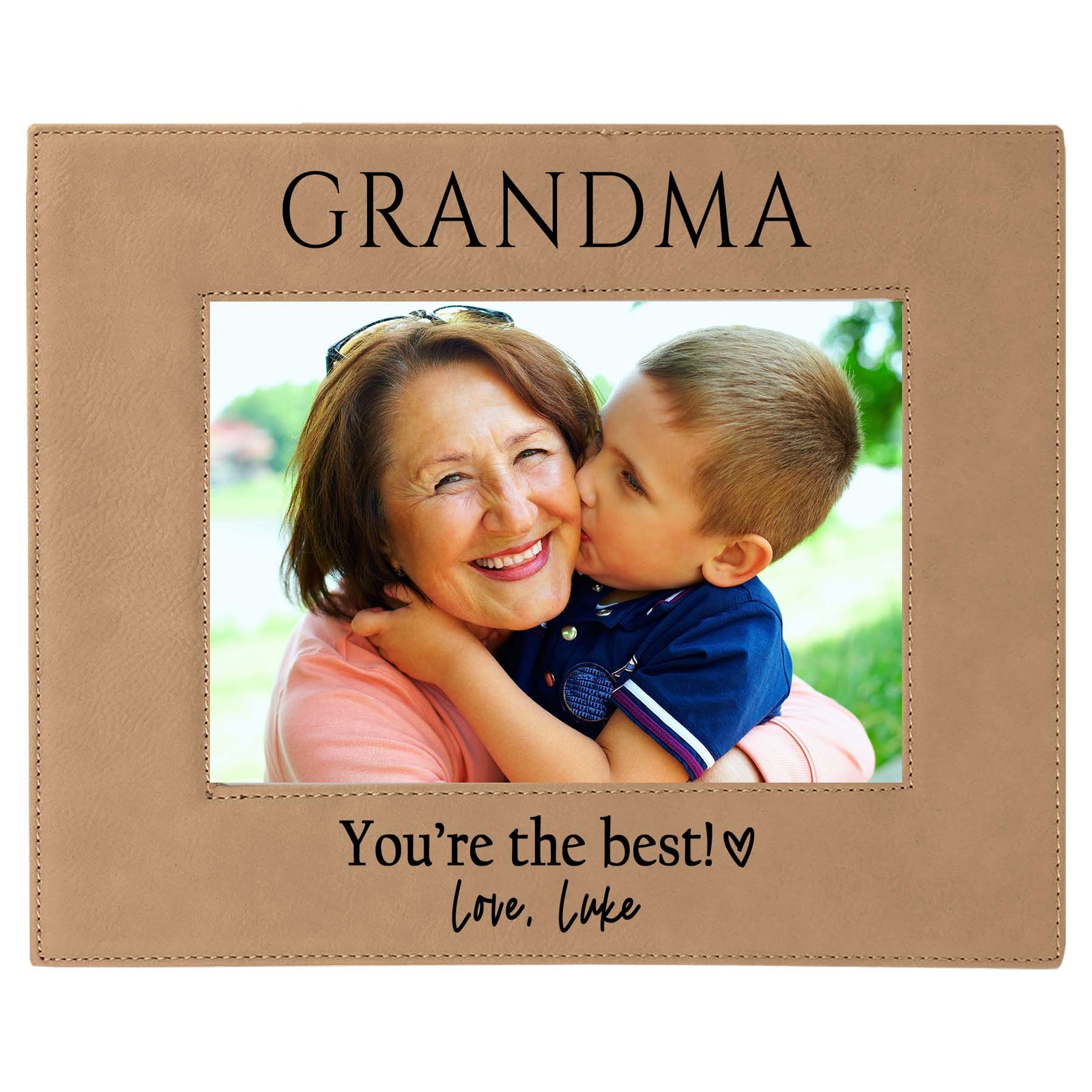 Grandma You're the Best Personalized Picture Frame by Sunny Box