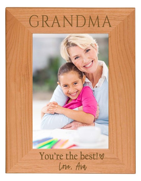 Grandma You're the Best Personalized Picture Frame by Sunny Box