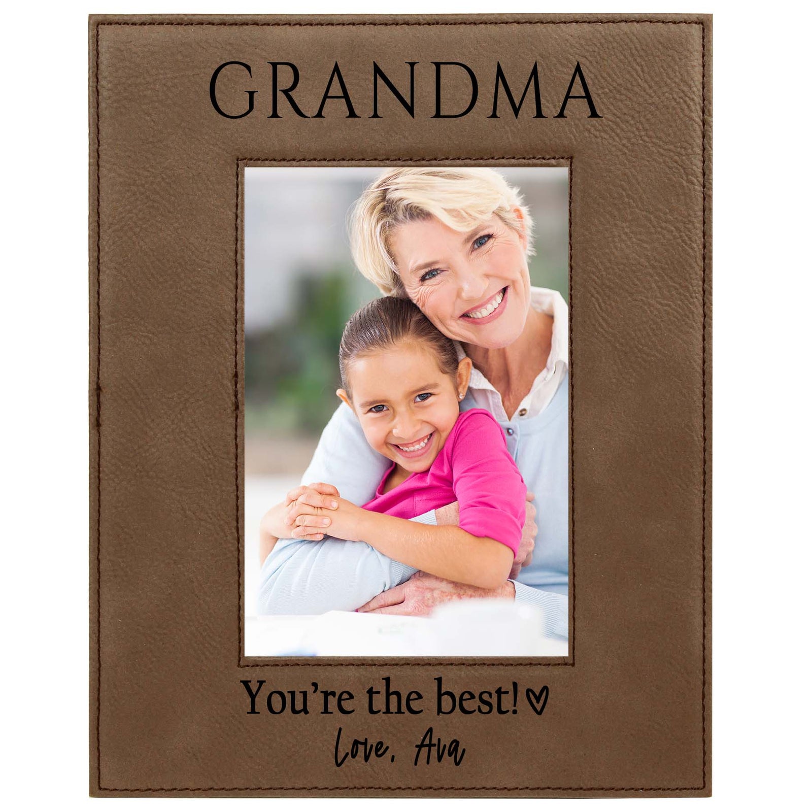 Grandma You're the Best Personalized Picture Frame by Sunny Box