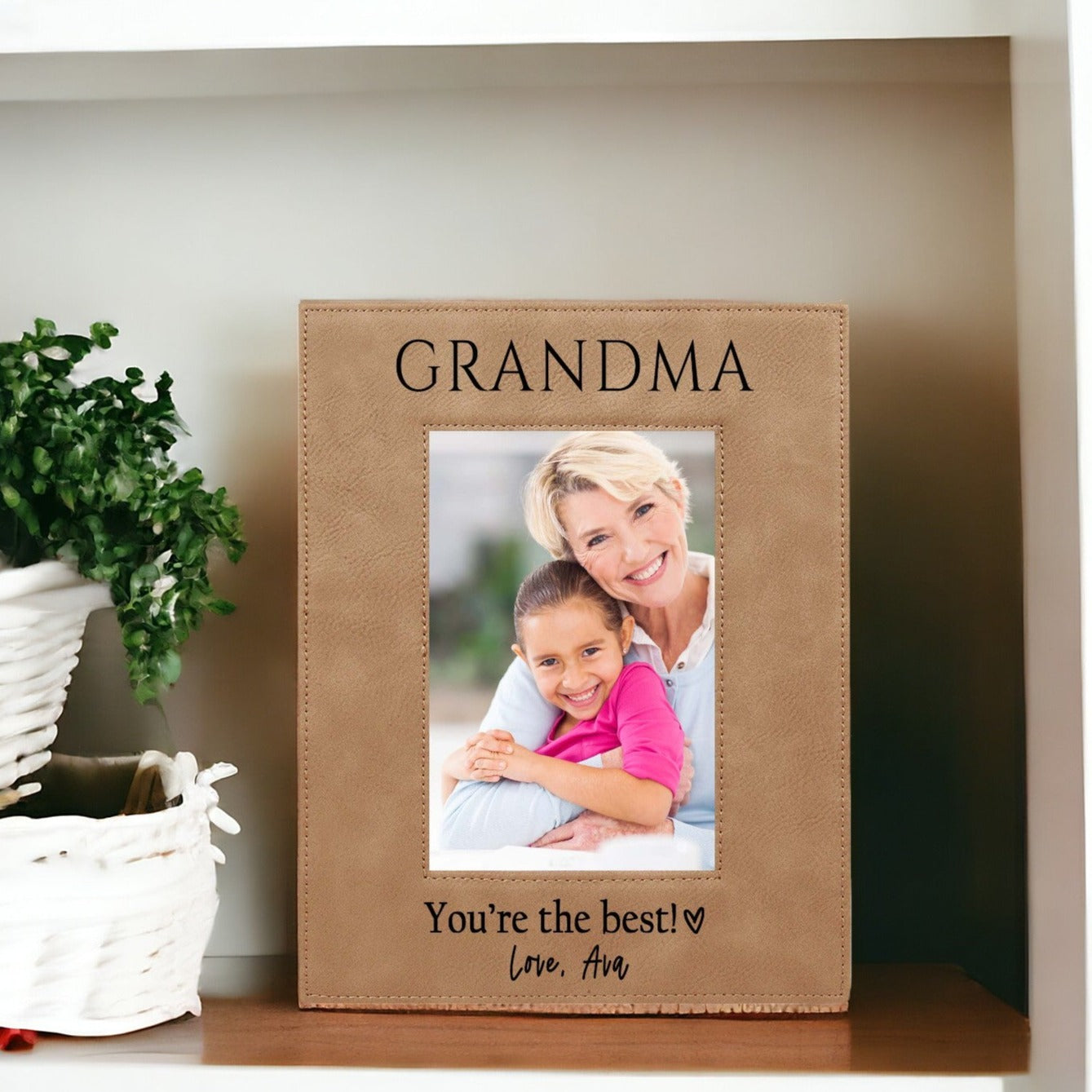 Grandma You're the Best Personalized Picture Frame by Sunny Box