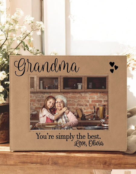 Grandma Leatherette Picture Frame