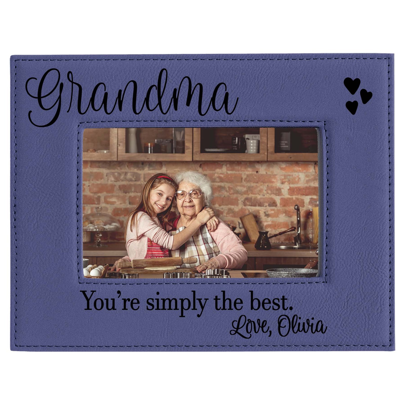 Grandma Leatherette Picture Frame