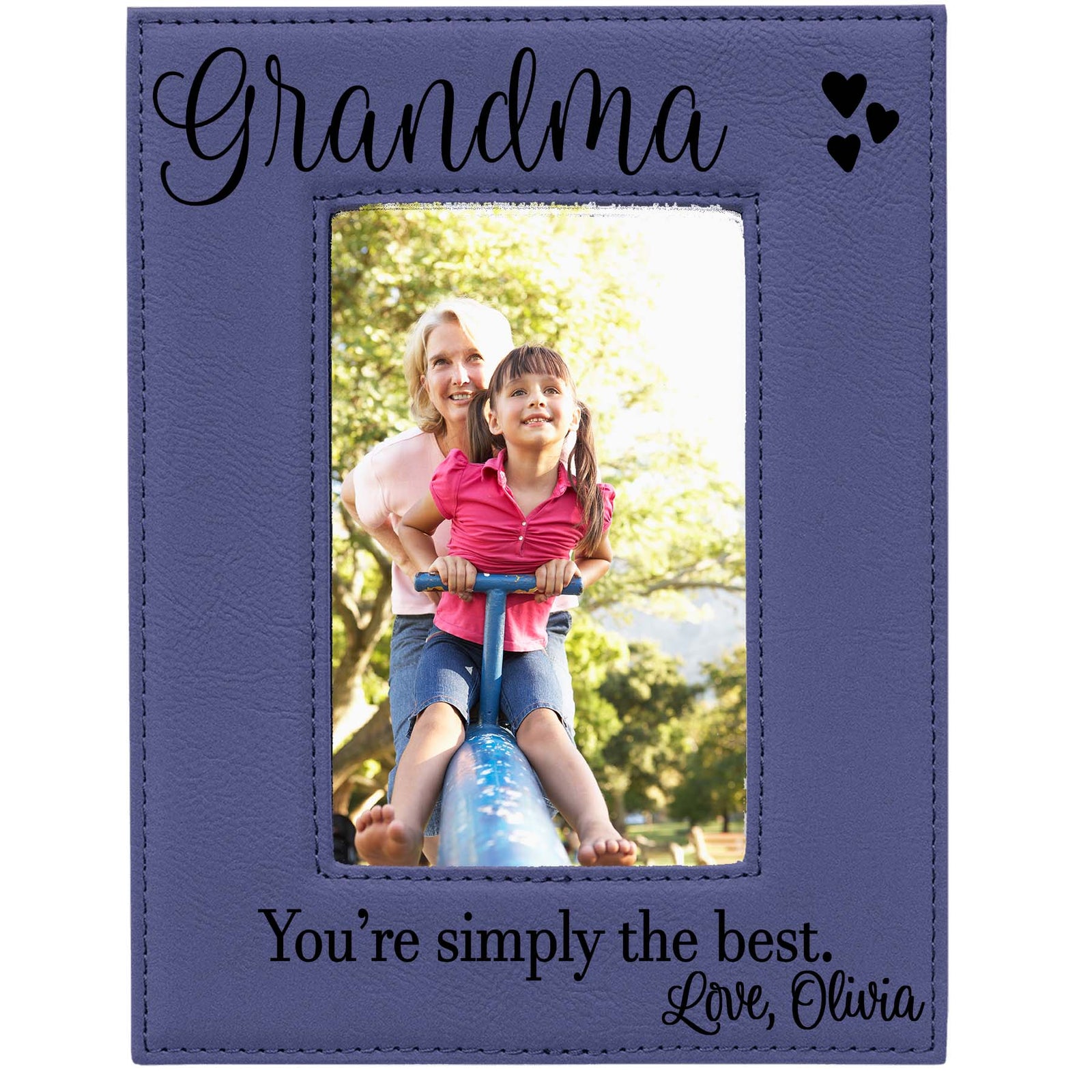 Grandma Leatherette Picture Frame