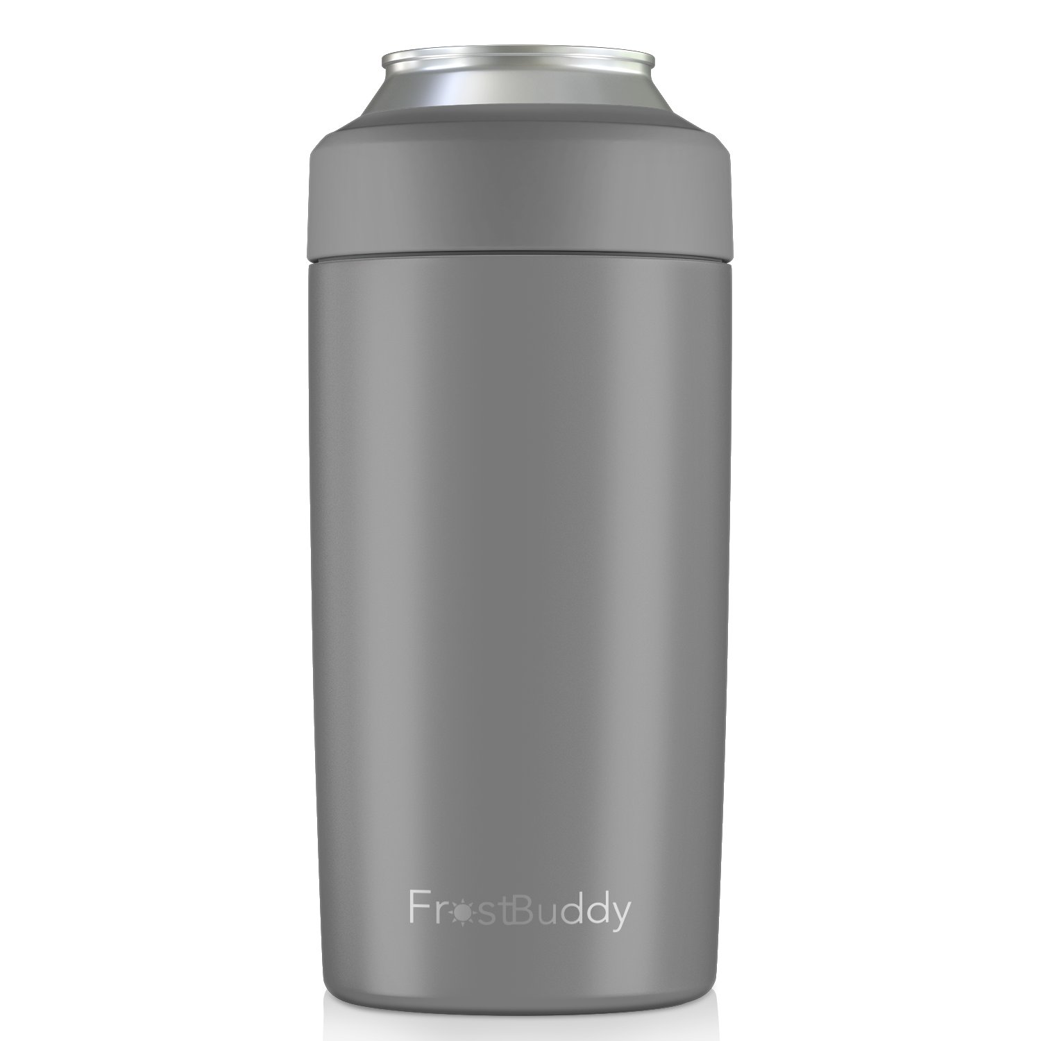 Engraved Frost Buddy Universal Can Cooler Gray by Sunny Box