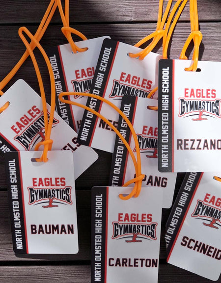Gymnastics Team Sports Bag Tag2