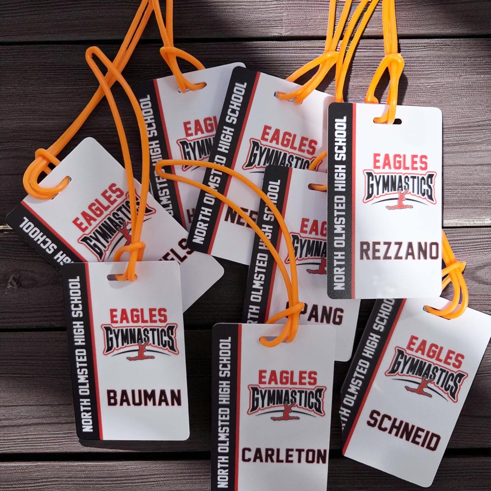 Gymnastics Team Sports Bag Tag2