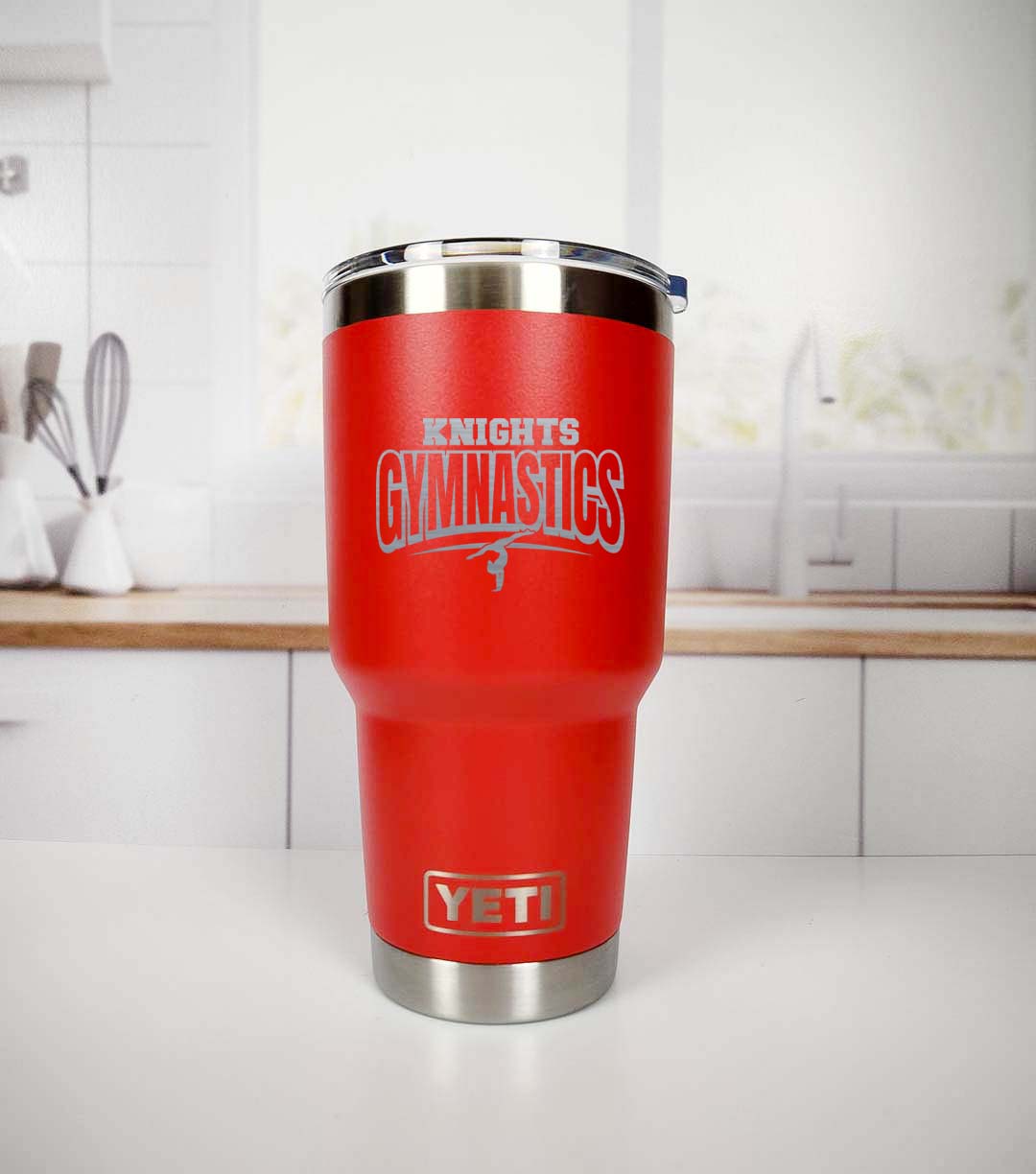 Gymnastics School Mascot - Engraved YETI Tumbler