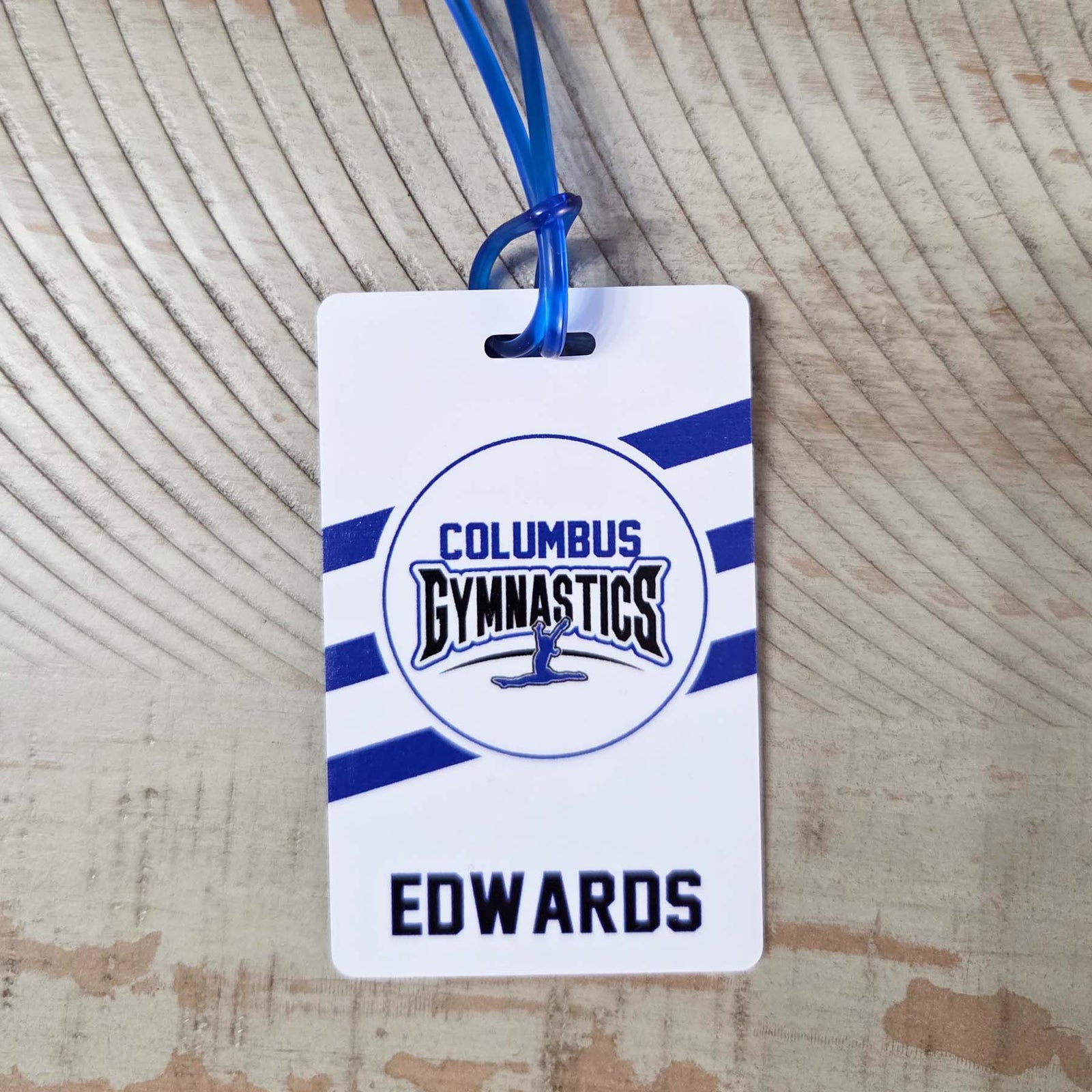 Gymnastics Team Sports Bag Tag