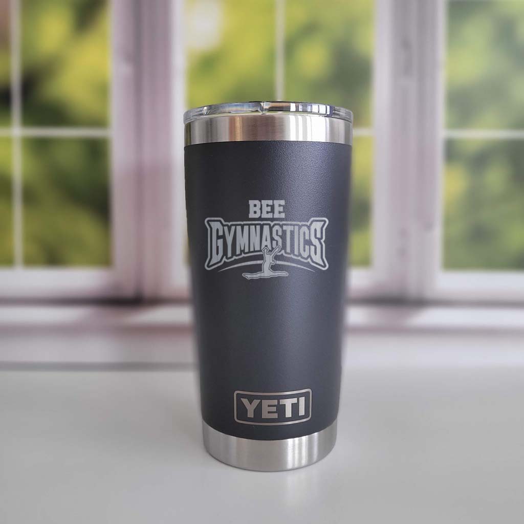 Gymnastics School Mascot - Engraved YETI Tumbler