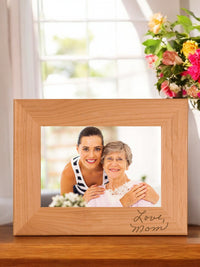 Handwritten Custom Engraved Picture Frame by Sunny Box